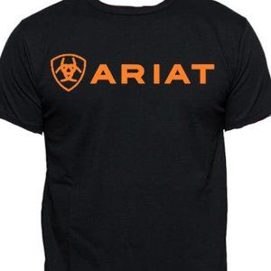 Ariat Orange Logo Tee